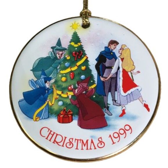 Disney Grolier ‘Tis the Season “A Charmed Christmas” Ornament Sleeping Beauty - Picture 1 of 3